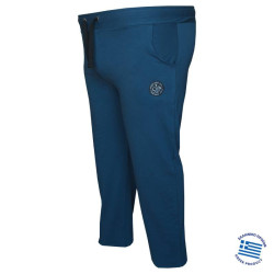Καλοκαιρινό jersey παντελόνι φόρμας με Patch,της Leo Collection - Indigo Καλοκαιρινό jersey παντελόνι φόρμας με Patch,της Leo Collection - Indigo