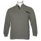 Βαμβακερό polo wool feel με τσέπη στο στήθος - Faded Battleship Grey