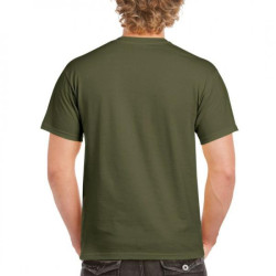 Μονόχρωμο βαμβακερό t-shirt - Military Green Μονόχρωμο βαμβακερό t-shirt - Military Green