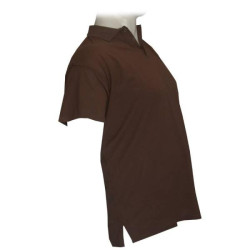Polo πικέ κοντομάνικο μονόχρωμο - Dark Wood Polo πικέ κοντομάνικο μονόχρωμο - Dark Wood