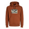 Hoodie φούτερ με μεταξοτυπία 