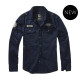 Luis vintage shirt by Brandit - NAVY BLUE Luis vintage shirt by Brandit - NAVY BLUE