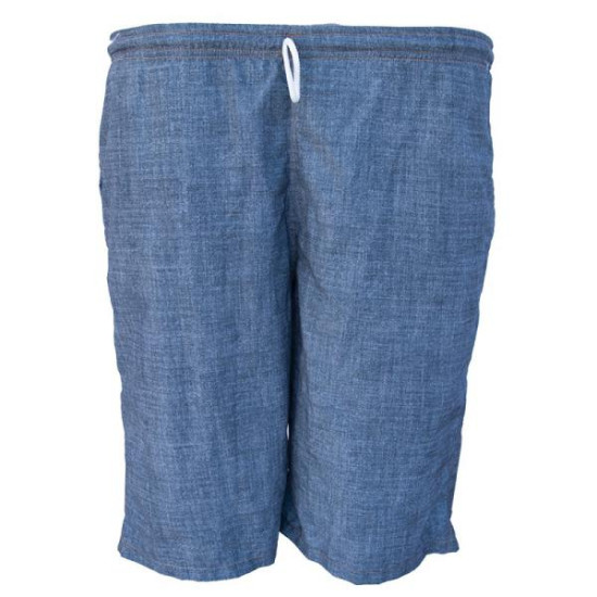 Μαγιό βερμούδα τύπου jeans με όλο λάστιχο - Denim Μαγιό βερμούδα τύπου jeans με όλο λάστιχο - Denim