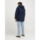 Jack & Jones Loop Parka Jacket - Navy Blazer Jack & Jones Loop Parka Jacket - Navy Blazer
