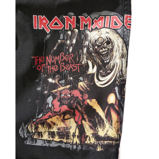 Iron Maiden Savage Shorts The Number of the Beast Black Edition - Black Iron Maiden Savage Shorts The Number of the Beast Black Edition - Black