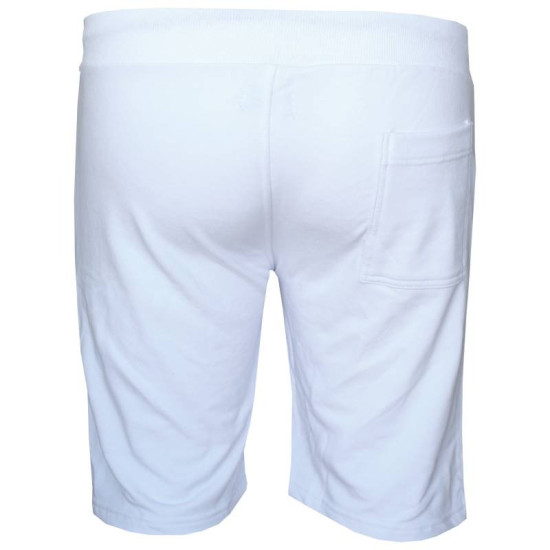 Βερμούδα jersey pennie με plastisol patch - White Βερμούδα jersey pennie με plastisol patch - White