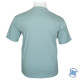 Βαμβακερό t-shirt φλάμα μονόχρωμο τύπου button ve,by LTG - Jungle Mist Βαμβακερό t-shirt φλάμα μονόχρωμο τύπου button ve,by LTG - Jungle Mist