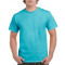 Μονόχρωμο βαμβακερό pennie t-shirt - Lagoon Blue