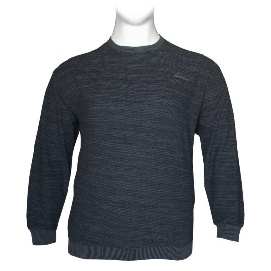 Βαμβακερή jacquard demi-saison μπλούζα της Leo Collection - Dark Blue Βαμβακερή jacquard demi-saison μπλούζα της Leo Collection - Dark Blue