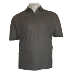 King size polo jacquard με τσέπη και κοντό μανίκι by Leo Collection - Echo Grey King size polo jacquard με τσέπη και κοντό μανίκι by Leo Collection - Echo Grey