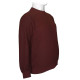 Μπλούζα λαιμόκοψη wool feel με δερμάτινο patch,της Leo Collection - Brandy Brown