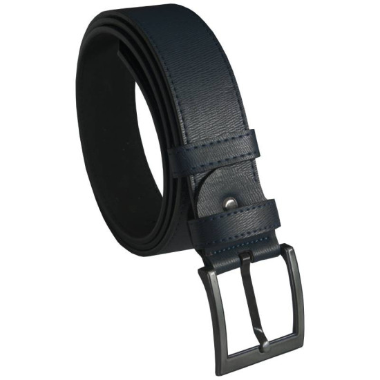 Ζώνη Casual σχεδιαστή(4cm φάρδος)από συνθετικό δέρμα - Midnight Blue Ζώνη Casual σχεδιαστή(4cm φάρδος)από συνθετικό δέρμα - Midnight Blue