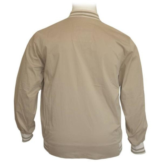 Ανοιξιάτικο ελαστικό καπαρτινέ μπουφάν Beige - Beige Ανοιξιάτικο ελαστικό καπαρτινέ μπουφάν Beige - Beige