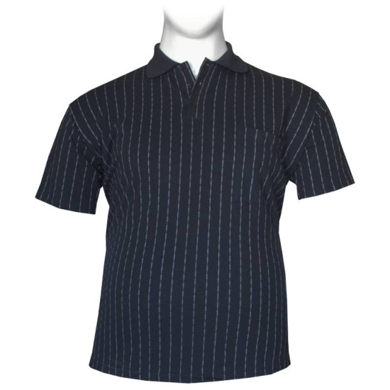 Βαμβακερό polo πικέ μπλουζάκι 