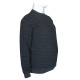 Βαμβακερή jacquard demi-saison μπλούζα της Leo Collection - Dark Blue Βαμβακερή jacquard demi-saison μπλούζα της Leo Collection - Dark Blue