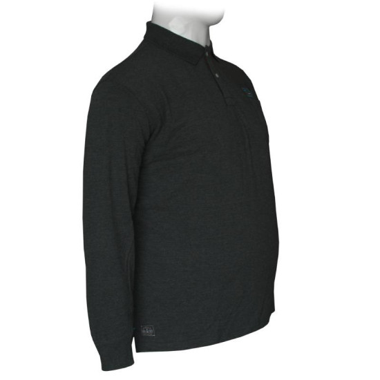 Polo pique μπλούζα North Route - Anthracite Polo pique μπλούζα North Route - Anthracite