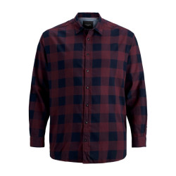 Jack & Jones Egingham Twill Shirt,βαμβακερό πουκάμισο φανέλα - Port Royale Jack & Jones Egingham Twill Shirt,βαμβακερό πουκάμισο φανέλα - Port Royale