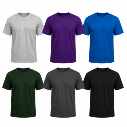 6Pack T-shirt Προσφορά 3+3 - Black,Charcoal,Forest Green,Ash Grey,Sax,Purple 6Pack T-shirt Προσφορά 3+3 - Black,Charcoal,Forest Green,Ash Grey,Sax,Purple