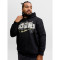 Hoodie φούτερ με μεταξοτυπία 