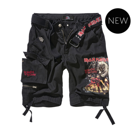 Iron Maiden Savage Shorts The Number of the Beast Black Edition - Black Iron Maiden Savage Shorts The Number of the Beast Black Edition - Black