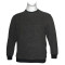 Μακρυμάνικη Μπλούζα Wool Feel με Flock 3D στάμπα της Leo Collection - Black