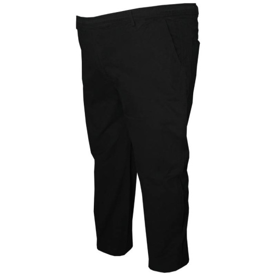 Χειμερινή ελαστική straight cut chino καπαρτινέ παντελόνα, by LTG - Black Χειμερινή ελαστική straight cut chino καπαρτινέ παντελόνα, by LTG - Black