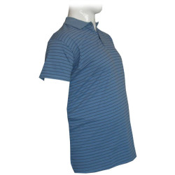 Polo βαμβακερό Jersey μαρινιέρα της Leo Collection - Indigo Polo βαμβακερό Jersey μαρινιέρα της Leo Collection - Indigo