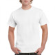 Μονόχρωμο βαμβακερό t-shirt - White