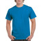 Μονόχρωμο βαμβακερό t-shirt - Sapphire