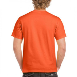 Μονόχρωμο βαμβακερό t-shirt - ΠΟΡΤΟΚΑΛΙ Μονόχρωμο βαμβακερό t-shirt - ΠΟΡΤΟΚΑΛΙ
