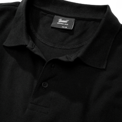 Ελαστικό Βαμβακερό Polo χωρίς τσέπη,της Brandit - Black Ελαστικό Βαμβακερό Polo χωρίς τσέπη,της Brandit - Black