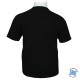 Βαμβακερό t-shirt φλάμα μονόχρωμο τύπου button ve,by LTG - Black Βαμβακερό t-shirt φλάμα μονόχρωμο τύπου button ve,by LTG - Black
