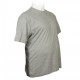 T-shirt βαμβακερό πενιέ με διακριτικό κέντημα - Grey Melange T-shirt βαμβακερό πενιέ με διακριτικό κέντημα - Grey Melange
