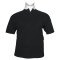 Βαμβακερό μακό μπλουζάκι button ve - Black Rock