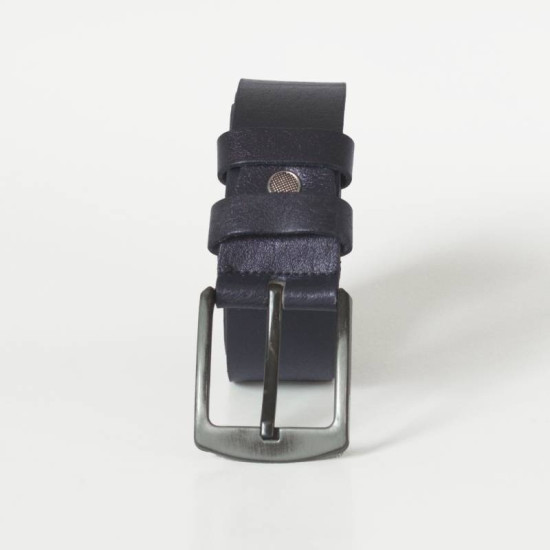 Ζώνη 5cm φάρδος από μασίφ δέρμα - Dark Blue Ζώνη 5cm φάρδος από μασίφ δέρμα - Dark Blue