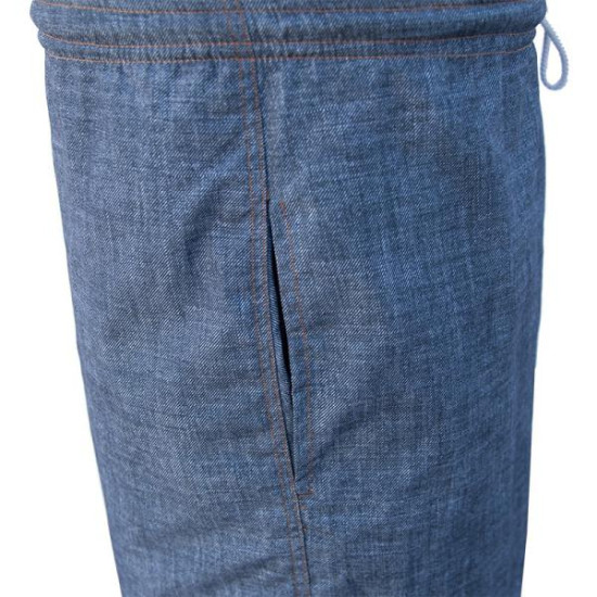 Μαγιό βερμούδα τύπου jeans με όλο λάστιχο - Denim Μαγιό βερμούδα τύπου jeans με όλο λάστιχο - Denim