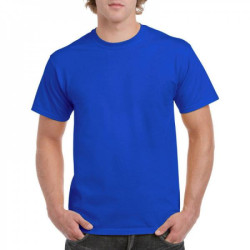 Μονόχρωμο βαμβακερό pennie t-shirt - Blue Sax