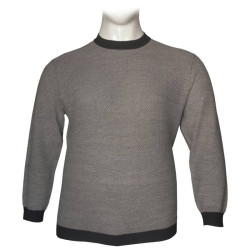 Πλεκτή μπλούζα με λαιμόκοψη,Billy Knit by Jack & Jones - Grey Melange Πλεκτή μπλούζα με λαιμόκοψη,Billy Knit by Jack & Jones - Grey Melange
