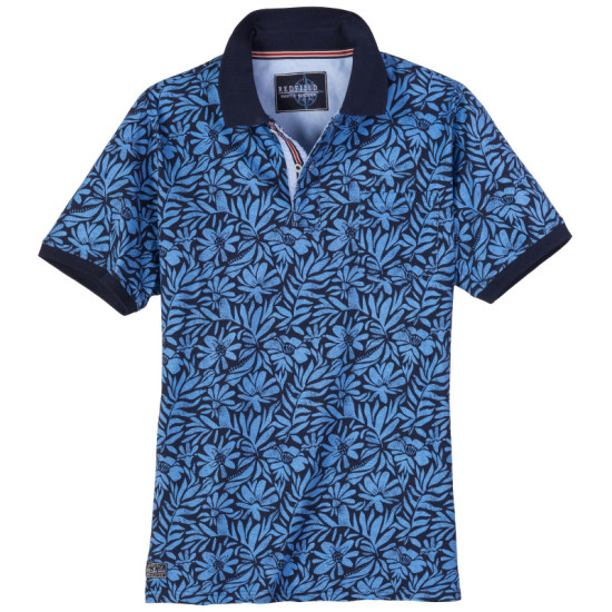 Βαμβακερό AOP King Size Jersey Polo Βαμβακερό AOP King Size Jersey Polo