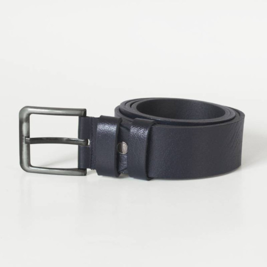 Ζώνη Casual (4cm φάρδος) δερμάτινη - Dark Blue Ζώνη Casual (4cm φάρδος) δερμάτινη - Dark Blue