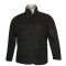 Καπιτονέ Jacket με Denim λεπτομέρειες - Black
