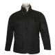 Καπιτονέ Jacket με Denim λεπτομέρειες - Black Καπιτονέ Jacket με Denim λεπτομέρειες - Black