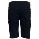 Ελαστική denim βερμούδα 3/4 by LTG - BLUE BLACK Ελαστική denim βερμούδα 3/4 by LTG - BLUE BLACK