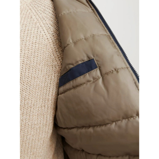 Jack & Jones Loop Parka Jacket - Navy Blazer Jack & Jones Loop Parka Jacket - Navy Blazer