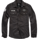 Luis vintage shirt by Brandit - Coal Black Luis vintage shirt by Brandit - Coal Black