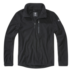 Fleece Troyer by Brandit - Black Fleece Troyer by Brandit - Black