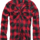 Πουκάμισο καρό φανελένιο της Brandit - Red/Black Πουκάμισο καρό φανελένιο της Brandit - Red/Black