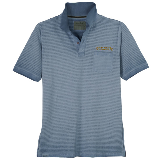 King Size Stone Washed Jersey Polo King Size Stone Washed Jersey Polo