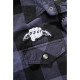 Ozzy Checkshirt Sleeveless - Black/Slate Grey