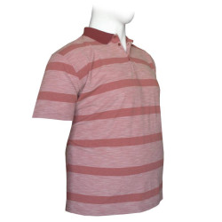Polo pique melange με τσέπη by Leo Collection - Coral Silk Polo pique melange με τσέπη by Leo Collection - Coral Silk